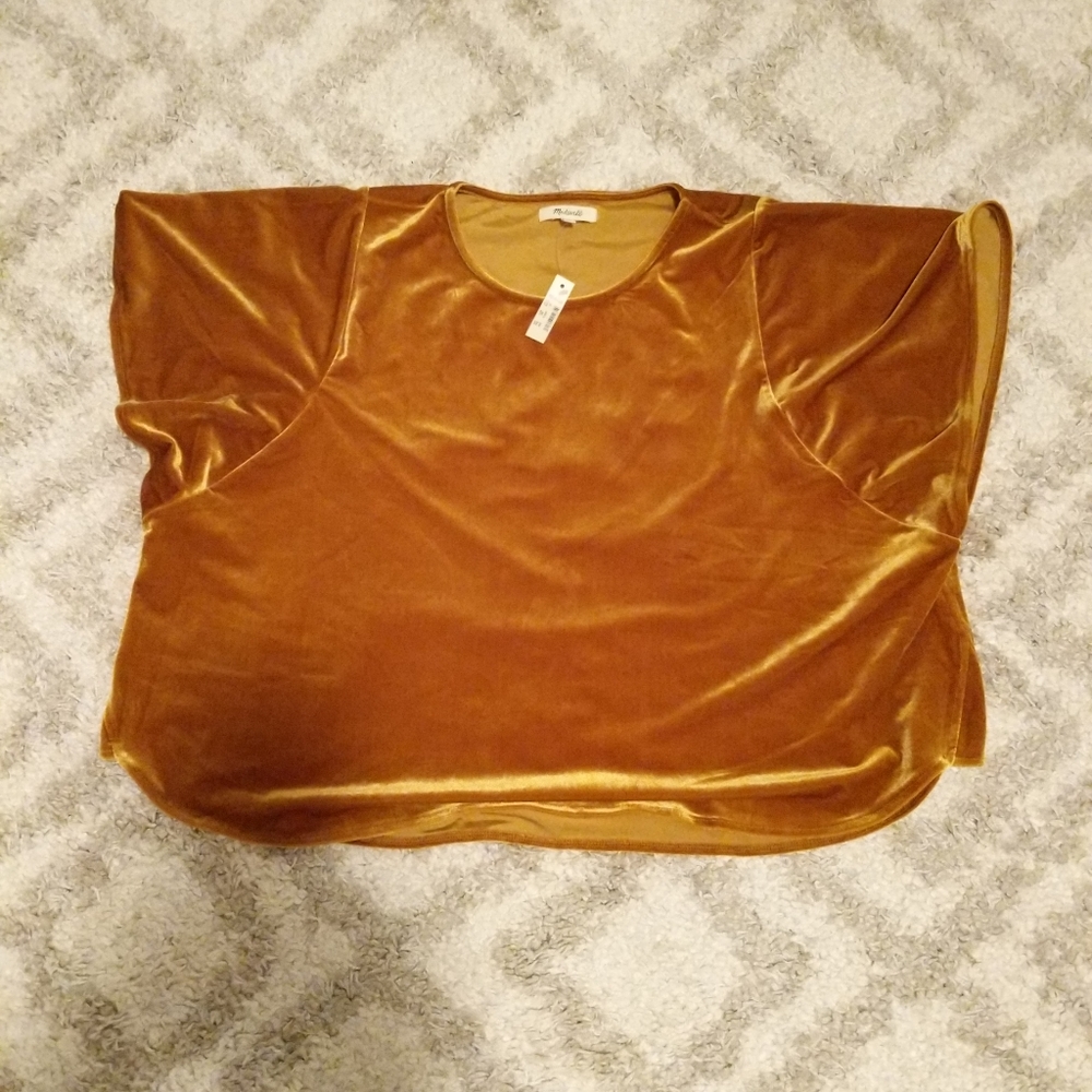 Madewell Velvet Top NWT and NWOT - Picture 6 of 9